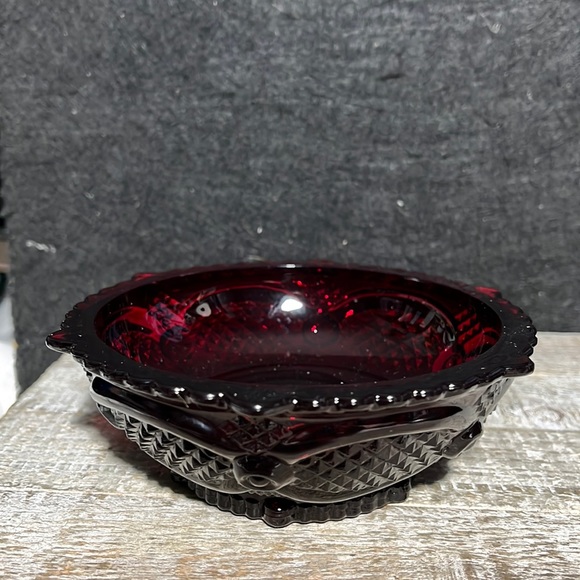 Avon | Dining | Avon 876 Cape Cod Ruby Red Collection Small Fruit ...